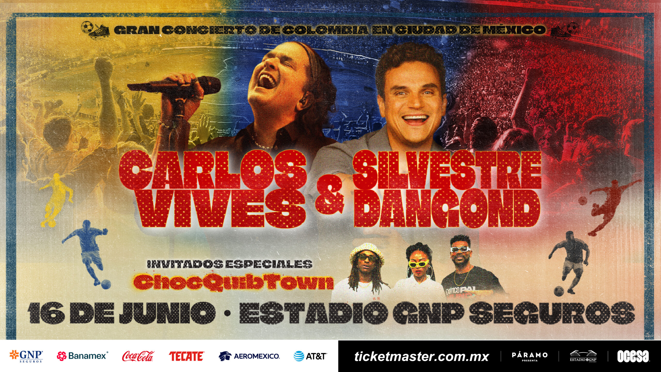 Carlos Vives y Silvestre Dangond gritarán gooool en plena fiesta